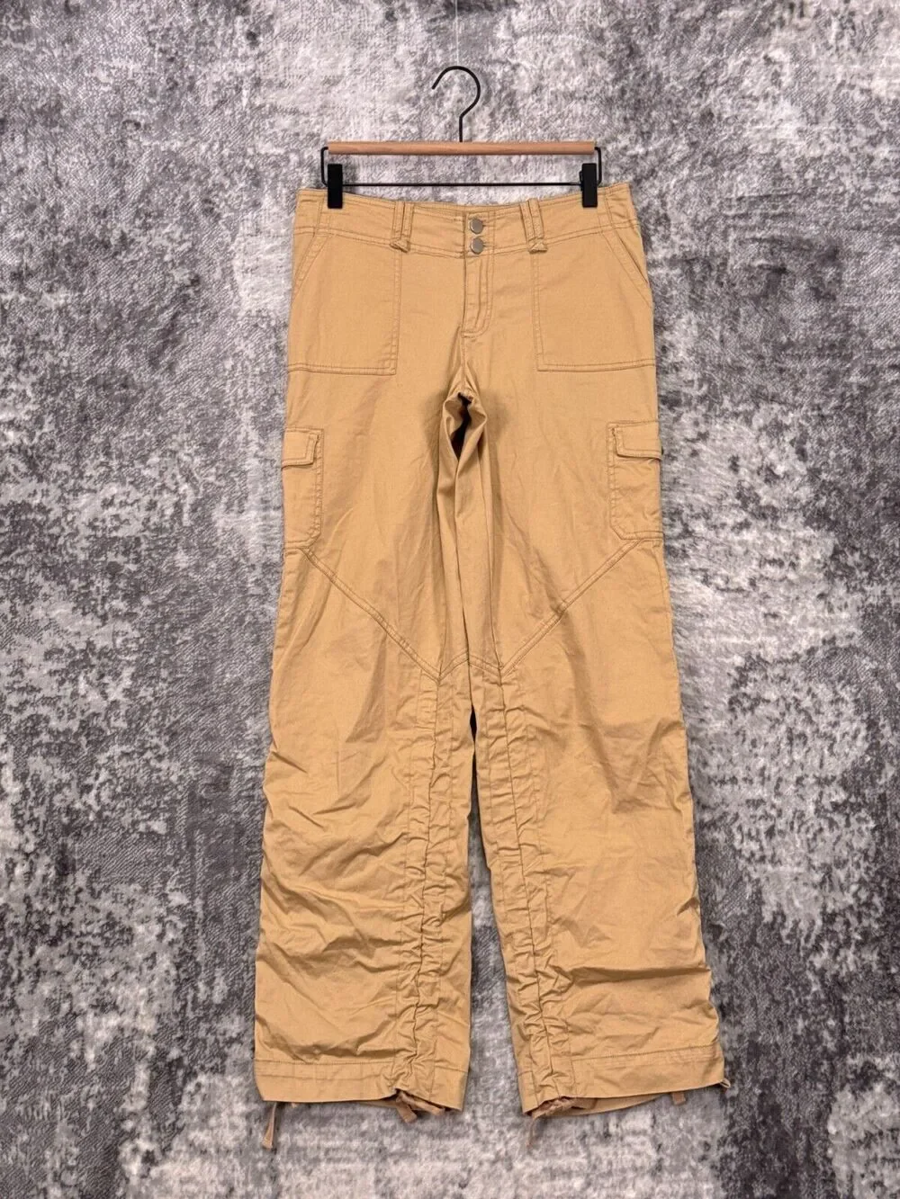 I.AM.GIA Pants Medium Womens Cargo Relax Baggy Fit Khaki